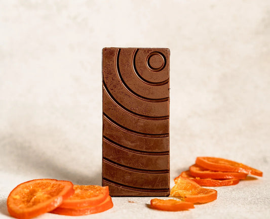 Candied Orange Vegan Dark Chocolate 60%